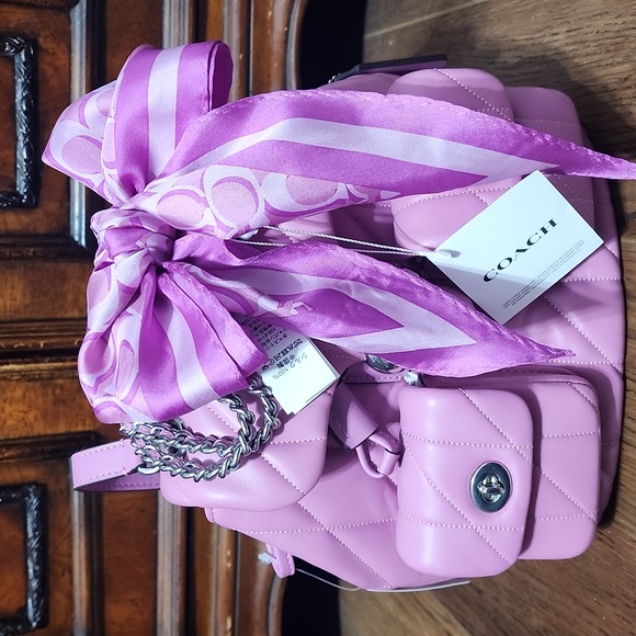 Coach Handbags - Coach Pink Tabby Backpack
